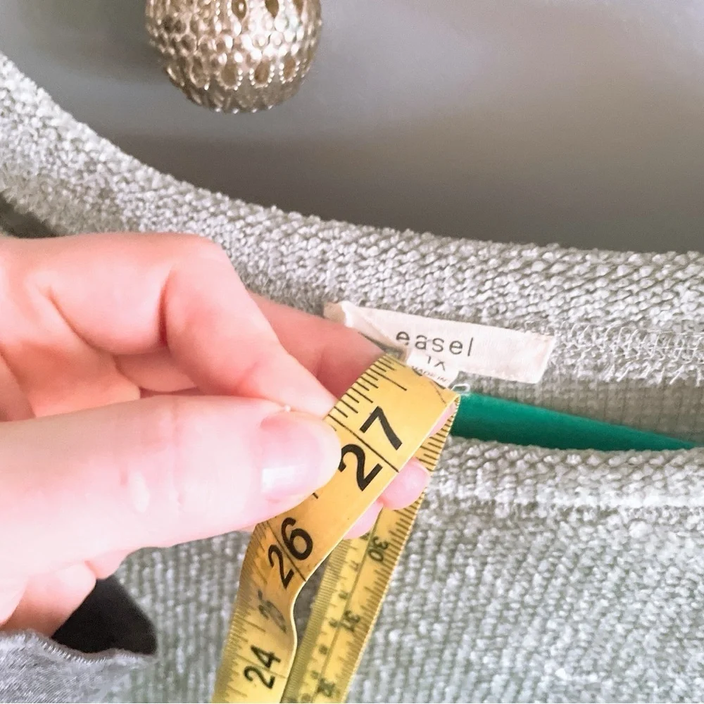 Easel Sage Green Pullover Sweater Size 1X - Picture 8 of 8